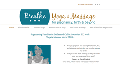 Desktop Screenshot of breatheyoga.us