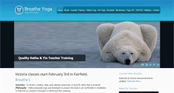 Desktop Screenshot of breatheyoga.ca