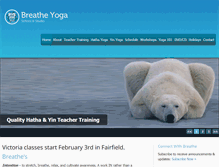 Tablet Screenshot of breatheyoga.ca